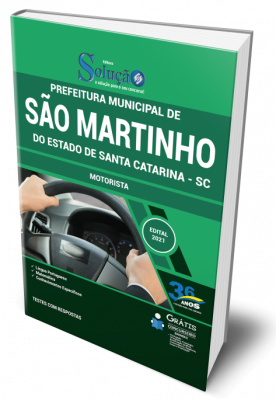 Apostila Prefeitura de São Martinho - SC - Motorista - Imagem 1