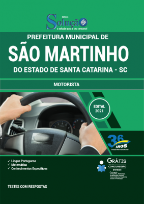 Apostila Prefeitura de São Martinho - SC - Motorista - Imagem 2