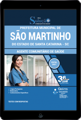 Apostila Prefeitura de São Martinho - SC em PDF - Agente Comunitário de Saúde - Imagem 1