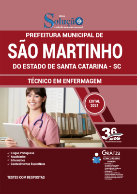 Apostila Prefeitura de São Martinho - SC - Técnico em Enfermagem - Imagem 2