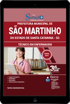 Apostila Prefeitura de São Martinho - SC em PDF - Técnico em Enfermagem - Imagem 1