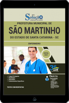 Apostila Prefeitura de São Martinho - SC em PDF - Enfermeiro - Imagem 1