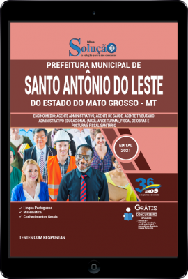 Apostila Prefeitura de Santo Antônio do Leste - MT em PDF - Ensino Médio - Imagem 1