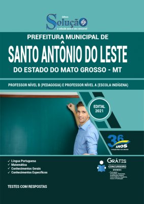 Apostila Prefeitura de Santo Antônio do Leste - MT - Professor - Nível B (Pedagogia) e Professor Nível A (Escola Indígena) - Imagem 2