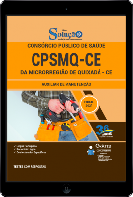 Apostila CPSMQ-CE em PDF - Auxiliar de Manutenção - Imagem 1