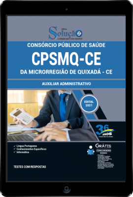 Apostila CPSMQ-CE em PDF - Auxiliar Administrativo - Imagem 1