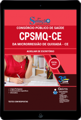 Apostila CPSMQ-CE em PDF - Auxiliar de Escritório - Imagem 1