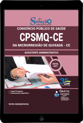 Apostila CPSMQ-CE em PDF - Assistente Administrativo - Imagem 1