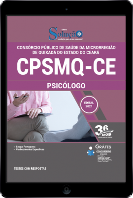 Apostila CPSMQ-CE em PDF - Psicólogo - Imagem 1