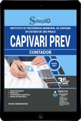 Apostila Capivari Prev em PDF - Contador - Imagem 1