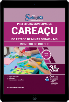 Apostila Prefeitura de Careaçu - MG em PDF - Monitor de Creche - Imagem 1