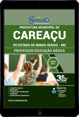 Apostila Prefeitura de Careaçu - MG em PDF - Professor Educação Básica - Imagem 1