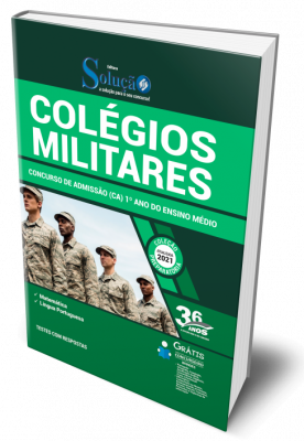 Apostila Colégios Militares (CM) - Concurso de Admissão (CA) 1º ano do Ensino Médio - Imagem 1