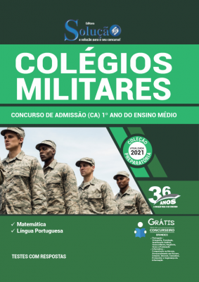 Apostila Colégios Militares (CM) - Concurso de Admissão (CA) 1º ano do Ensino Médio - Imagem 2