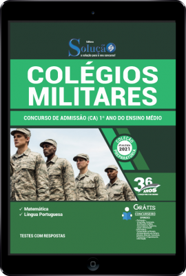 Apostila Colégios Militares (CM) em PDF - Concurso de Admissão (CA) 1º ano do Ensino Médio - Imagem 1