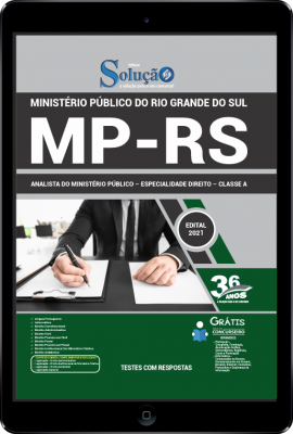 Apostila MP-RS em PDF - Analista do Ministério Público - Especialidade Direito - Classe A - Imagem 1