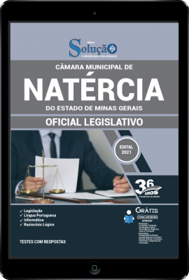 Apostila Câmara de Natércia - MG em PDF - Oficial Legislativo - Imagem 1