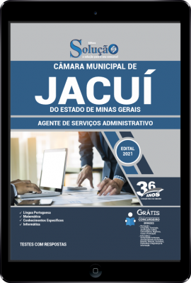 Apostila Câmara de Jacuí - MG em PDF - Agente de Serviços Administrativo - Imagem 1