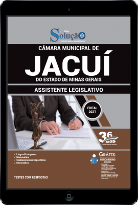 Apostila Câmara de Jacuí - MG em PDF - Assistente Legislativo - Imagem 1