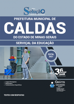 Apostila Prefeitura de Caldas - MG - Serviçal da Educação - Imagem 2