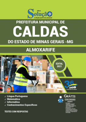 Apostila Prefeitura de Caldas - MG - Almoxarife - Imagem 2