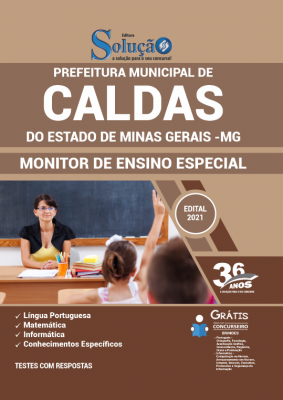 Apostila Prefeitura de Caldas - MG - Monitor de Ensino Especial - Imagem 2