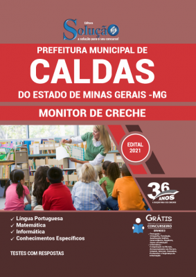 Apostila Prefeitura de Caldas - MG - Monitor de Creche - Imagem 2