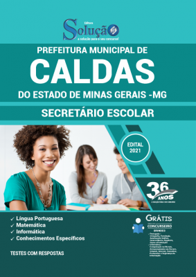 Apostila Prefeitura de Caldas - MG - Secretário Escolar - Imagem 2