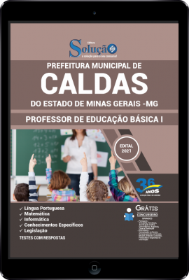 Apostila Prefeitura de Caldas - MG em PDF - Professor de Educação Básica I - Imagem 1