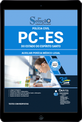 Apostila PC-ES em PDF - Auxiliar Perícia Médico-Legal - Imagem 1