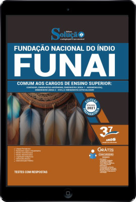 Apostila FUNAI em PDF - Comum aos Cargos de Ensino Superior: Contador, Engenheiro Agrônomo, Engenheiro (Área 1 - Agrimensura), Engenheiro (Área 2 - Civil) e Indigenista Especializado - Imagem 1