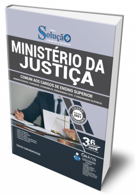 Apostila Ministério da Justiça - Comum aos Cargos de Ensino Superior: Administrador, Contador, Economista, Engenheiro Civil e Engenheiro Elétrico - Imagem 1