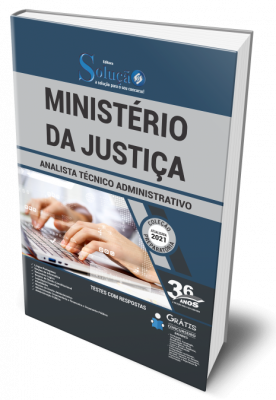 Apostila Ministério da Justiça - Analista Técnico Administrativo - Imagem 1