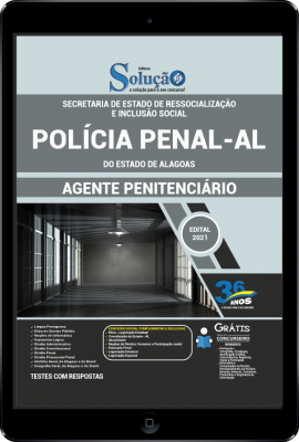 Apostila Polícia Penal - AL em PDF - Agente Penitenciário - Imagem 1