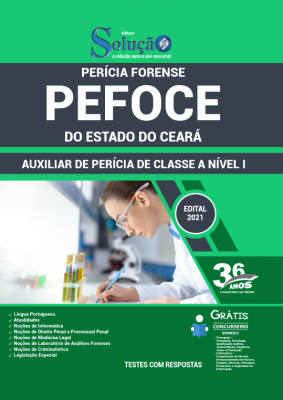 Apostila PEFOCE - Auxiliar de Perícia de Classe A Nível I - Imagem 2