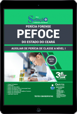 Apostila PEFOCE em PDF - Auxiliar de Perícia de Classe A Nível I - Imagem 1