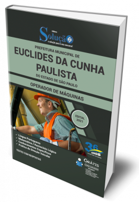 Apostila Prefeitura de Euclides da Cunha Paulista - SP - Operador de Máquinas - Imagem 1