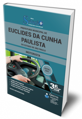 Apostila Prefeitura de Euclides da Cunha Paulista - SP - Motorista - Imagem 1