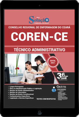 Apostila COREN-CE em PDF - Técnico Administrativo - Imagem 1