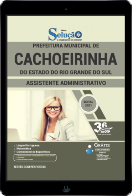 Apostila Prefeitura de Cachoeirinha - RS em PDF - Assistente Administrativo - Imagem 1