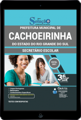 Apostila Prefeitura de Cachoeirinha - RS em PDF - Secretário de Escola - Imagem 1