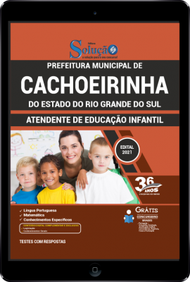 Apostila Prefeitura de Cachoeirinha - RS em PDF - Atendente de Educação Infantil - Imagem 1