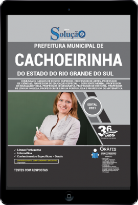 Apostila Prefeitura de Cachoeirinha - RS em PDF - Comum aos Cargos de Ensino Superior - Imagem 1