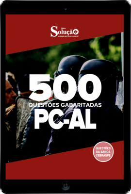 Caderno de Questões PC-AL em PDF - 500 Questões Gabaritadas - Imagem 1