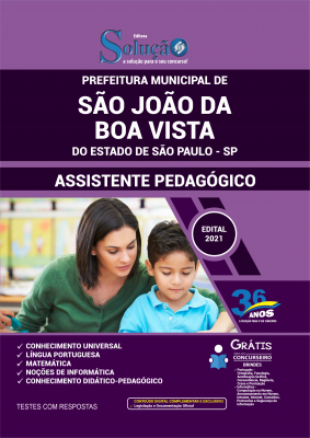 Apostila Prefeitura de São João da Boa Vista - SP - Assistente Pedagógico - Imagem 2