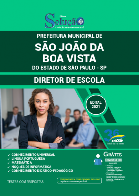 Apostila Prefeitura de São João da Boa Vista - SP - Diretor de Escola - Imagem 2