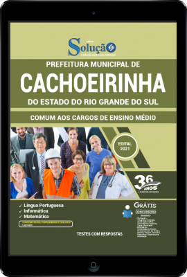 Apostila Prefeitura de Cachoeirinha - RS em PDF - Comum aos Cargos de Ensino Médio - Imagem 1