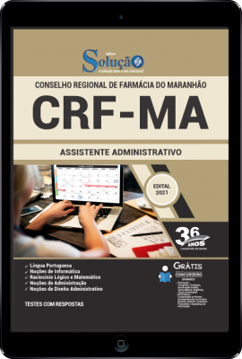 Apostila CRF-MA em PDF - Assistente Administrativo - Imagem 1