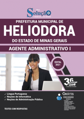 Apostila Prefeitura de Heliodora - MG - Agente Administrativo I - Imagem 2