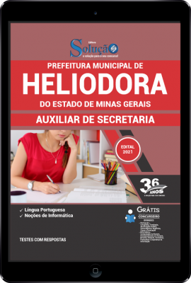 Apostila Prefeitura de Heliodora - MG em PDF - Auxiliar de Secretaria - Imagem 1